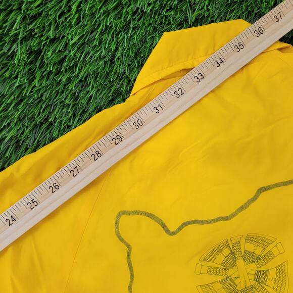 Vintage OFCA Firefighter Windbreaker Jacket Medium 21x27 USA - Picture 5 of 16